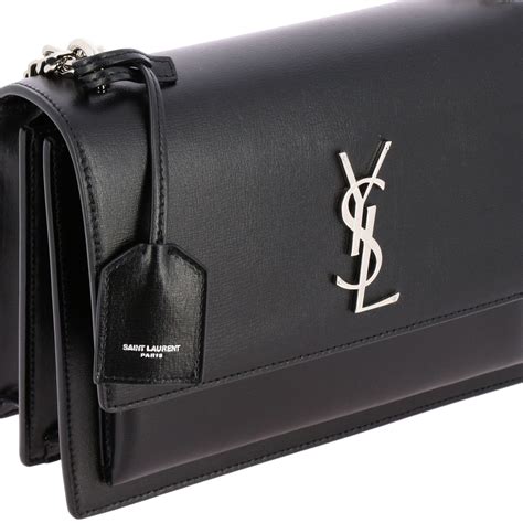 yves saint laurent pochette nera|BORSE .